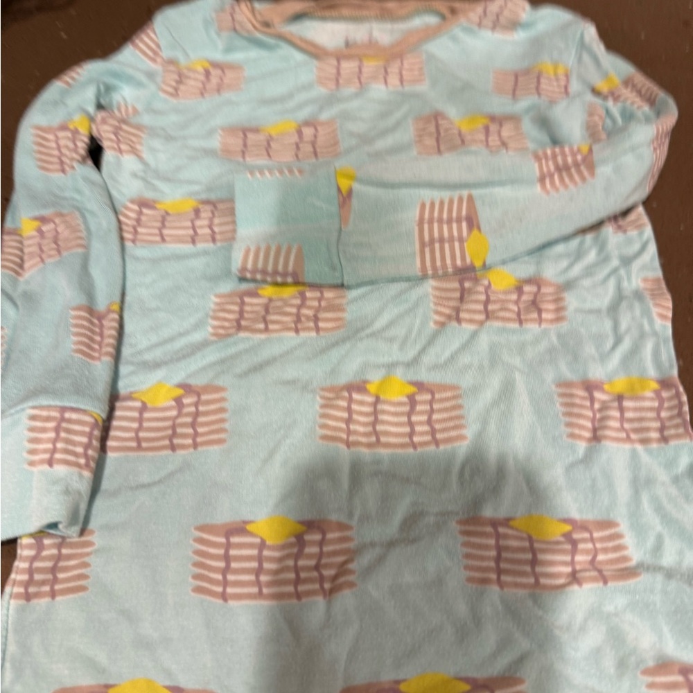 Kickee Pants Cozy Pancake Print Kids Pajamas